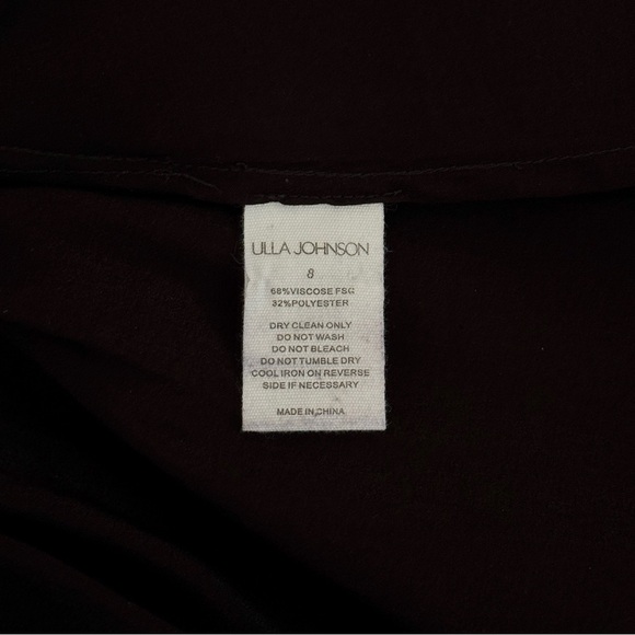 Ulla Johnson Maxi Pleated Black Irvette Satin Skirt - Picture 7 of 7
